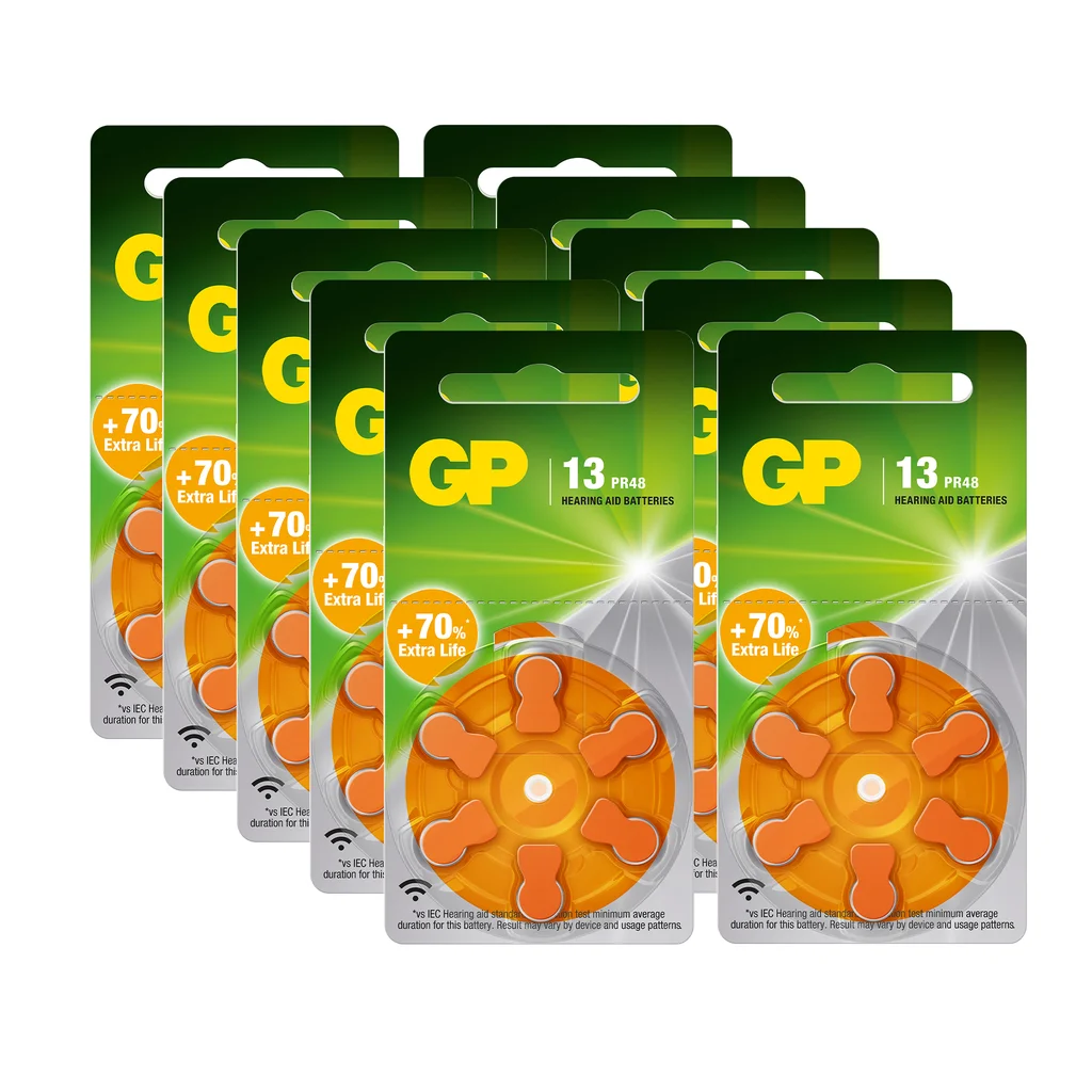 GP ZA 13-D6 / PR48, 10-pack