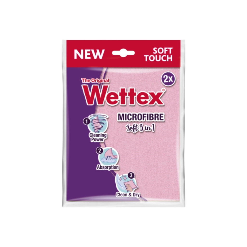 Bilde av Vileda Wettex Mikrofiberklut Soft 3in1, 2-pakning 4023103229464 Tilsvarer: N/a