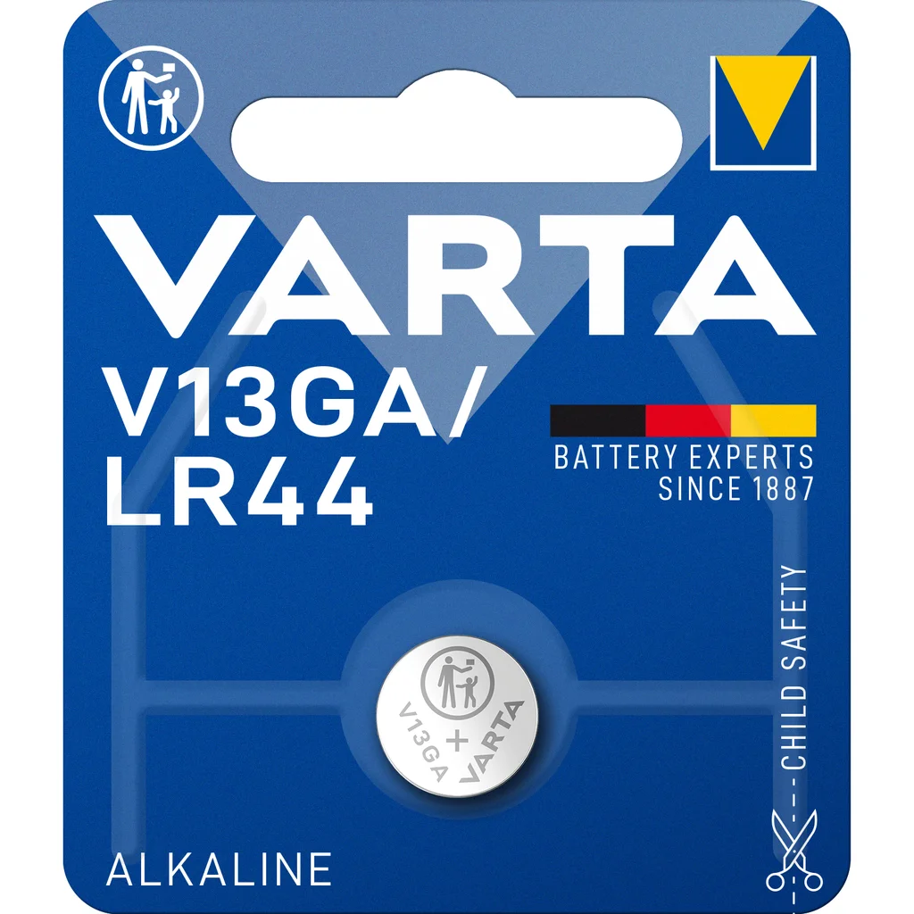 Varta V13GA/LR44 Alkaliskt batteri - 1 Pack