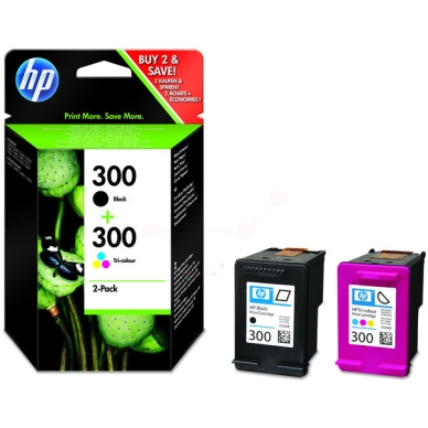 HP alt HP 300 Bläckpatron Multipack BK + CMY