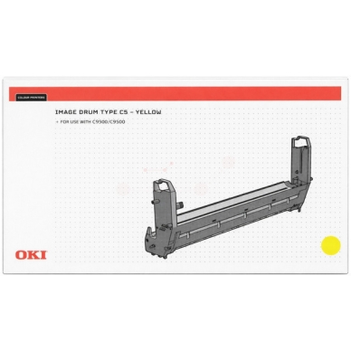 OKI Imaging-tromle gul Type C5 30.000 sider 41963405 Modsvarer: N/A