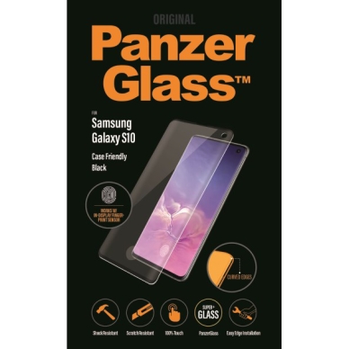 Panzerglass alt PanzerGlass Samsung Galaxy S10 Fingeraftryk, sort