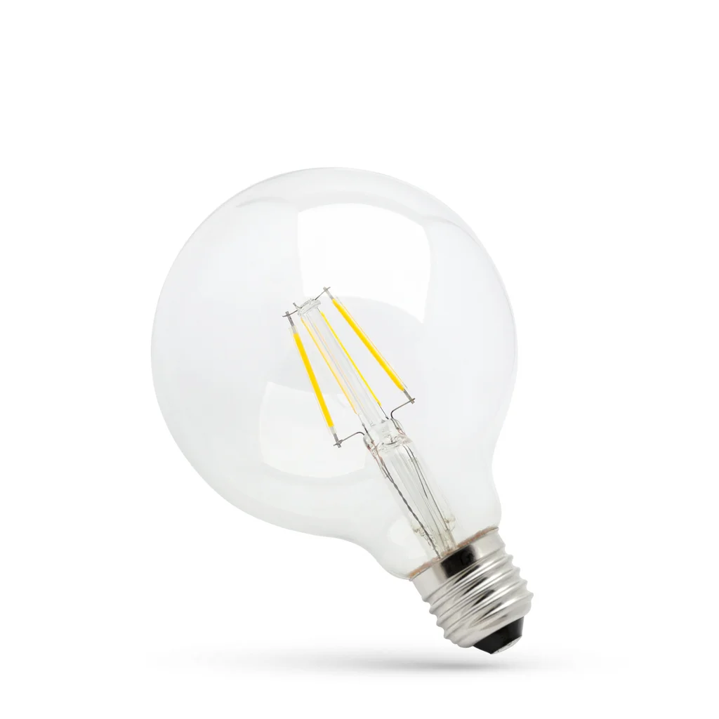 LED Globlampa Klar E27 8,5W 2700K 1150 lumen