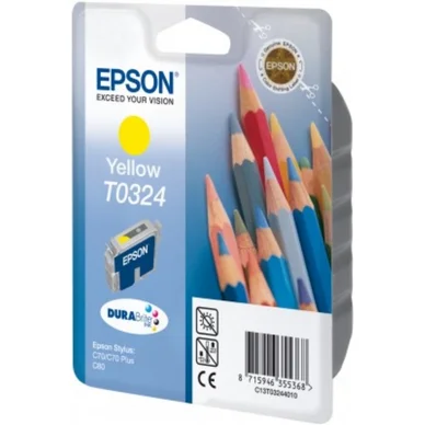 Epson Blækpatron gul, 16 ml T0324 Modsvarer: N/A