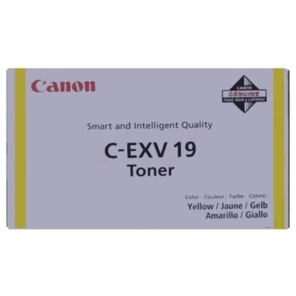 Canon C-EXV 19 Tonerkassett Gul