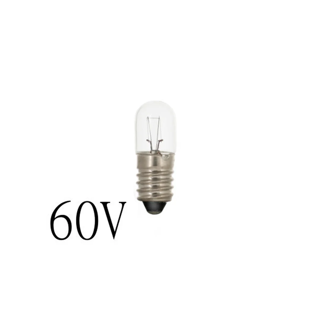 Glöd Signallampa E10 T10x28 20mA 1,2W 60V