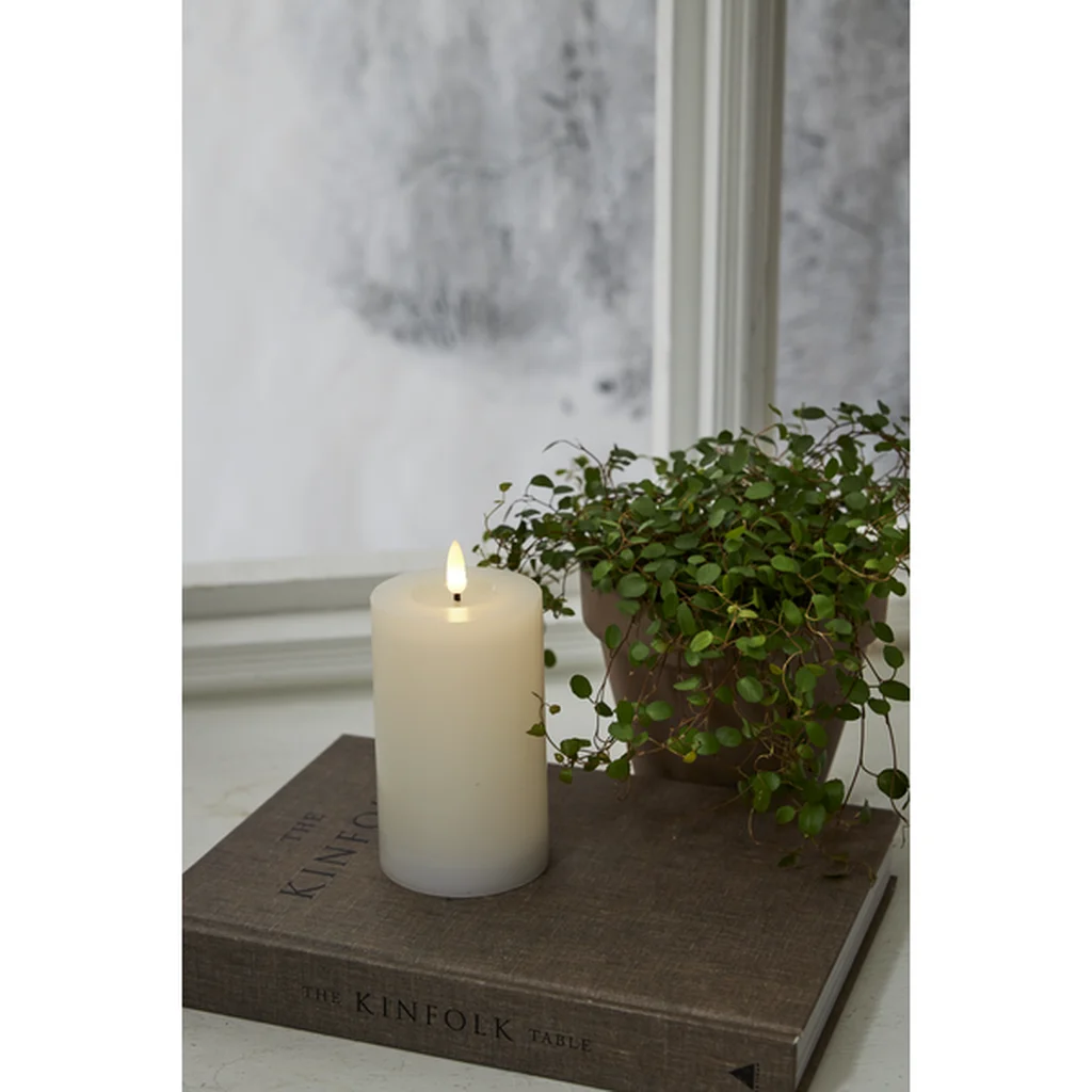 Star Trading Flamme Flow LED Blockljus 15cm