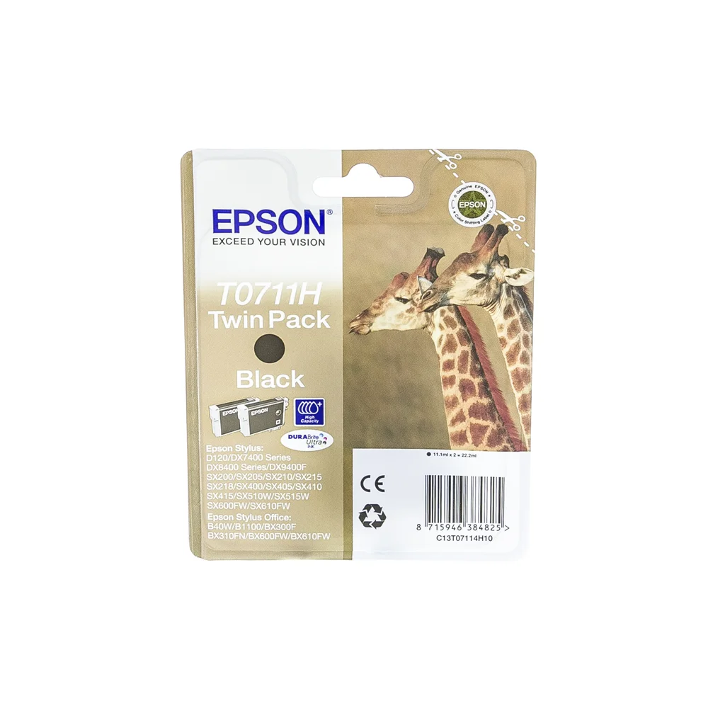 Epson T0711H Bläckpatron Svart