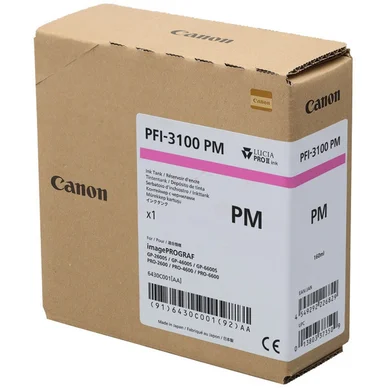 Canon Canon PFI-3100 Blækpatron Magenta foto PFI-3100PM Modsvarer: N/A