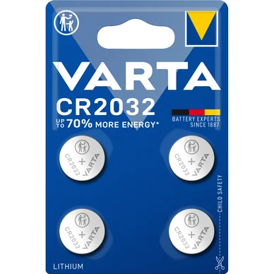 Varta 06032 101 404 Husholdningsbatteri Engangsbatteri CR2032 Lithium (06032101404)