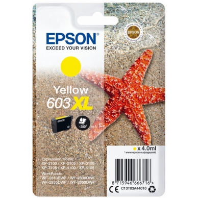 EPSON alt EPSON 603XL Blekkpatron gul