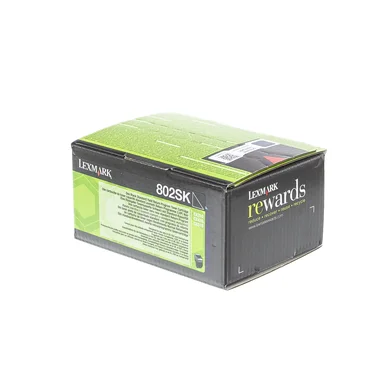 LEXMARK 802SK Tonerkassette sort
