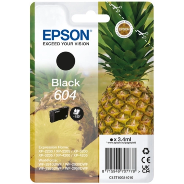 Epson 604 Bläckpatron svart