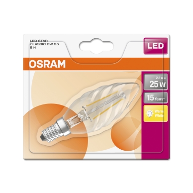 OSRAM alt Osram LED Retrofit Kron skruvad E14 2,5W