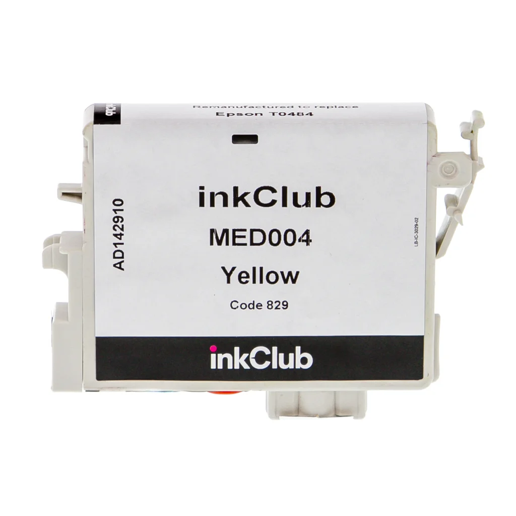 inkClub Bläckpatron gul, ersätter Epson T0484 MED004 ersätter T0484