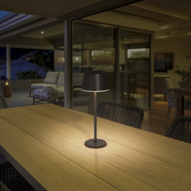 Endura Style Bordslampa Mörkgrå USB 2700K/4000K/6500K dim