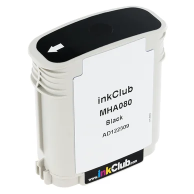 Bläckpatron, ersätter HP 10, svart, 69 ml