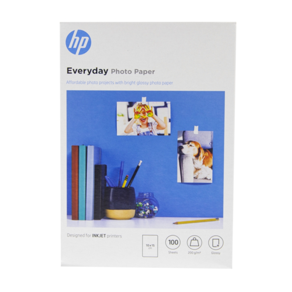 HP HP HP Everyday glanset fotopapir – 100 ark/10 x 15 cm