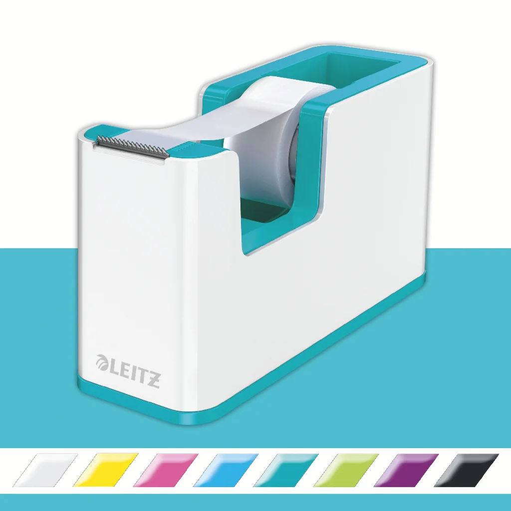 Tejpdispenser Leitz WOW isblå