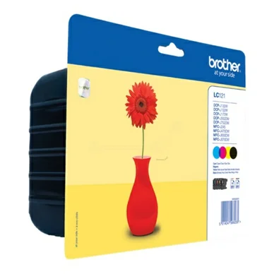 Brother Brother MultiPack Bk,C,M,Y LC121VALBPDR Vastaa: N/A