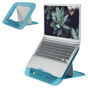Leitz Ergo Cosy Höhenverstellbarer Laptopständer, blau