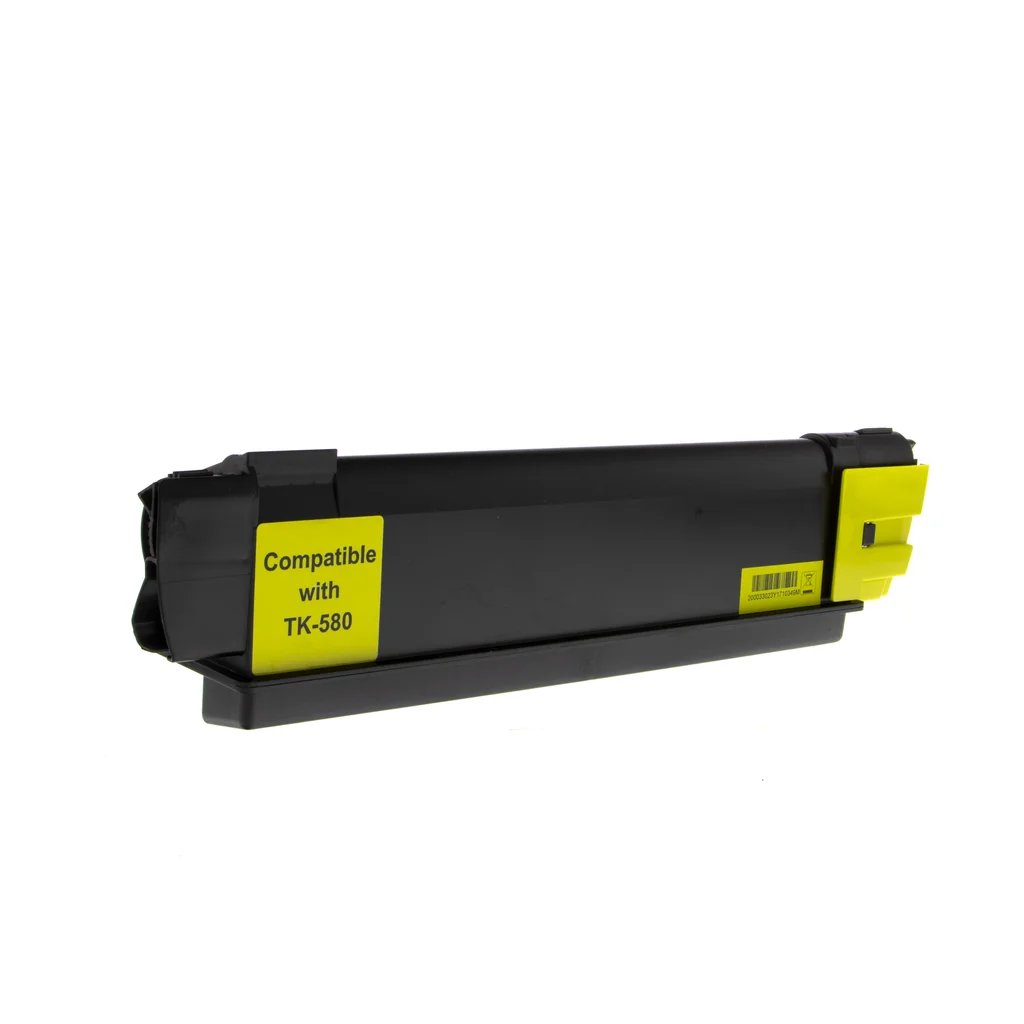 Tonerkassett, ersätter Kyocera TK-580Y, gul, 2.800 sidor