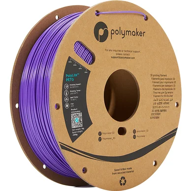 Polymaker Polymaker Polylite PETG 1,75 mm - 1kg Lilla 6938936710103 Modsvarer: N/A
