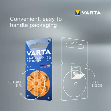 Varta HAB 13 batteri - 6-pack