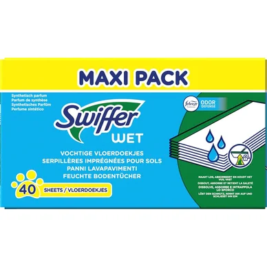 Swiffer Swiffer Sweeper Wet Pet Cleaning Cloths Refill 40-pak 8700216671972 Modsvarer: N/A