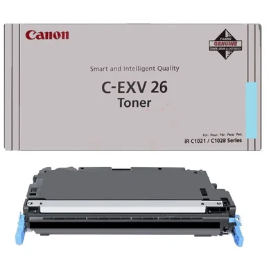 Canon Canon C-EXV 26 Tonerkassette Cyan 1659B006 Modsvarer: N/A billede