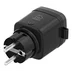 Smart Home outdoor smart plug, WiFi, IP44, 13A, svart/grön