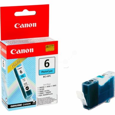 CANON alt CANON BCI-6 PC Inktpatroon cyaan foto UV-pigment