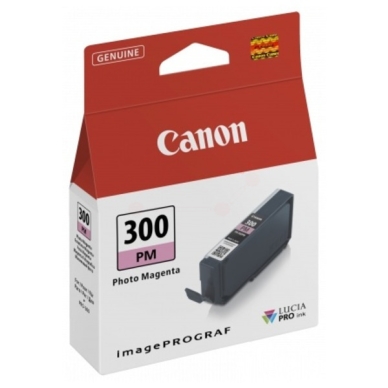 Canon Canon PFI-300 PM Mustepatruuna vaalea magenta, CANON