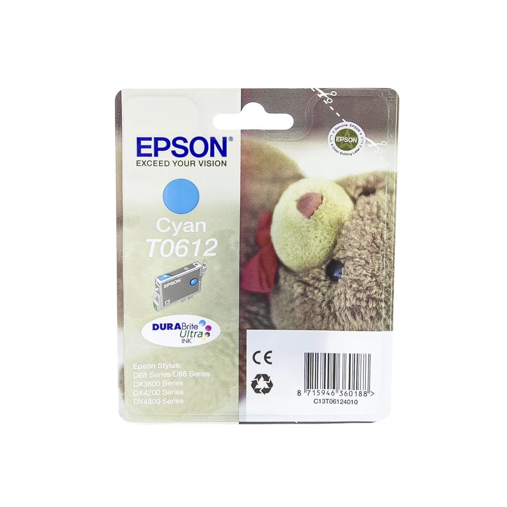 Epson T0612 Bläckpatron Cyan