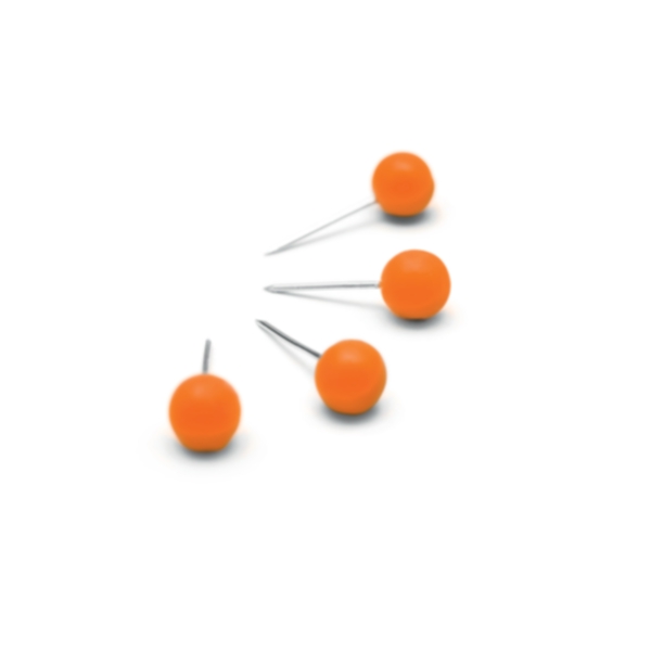 Kartnålar Nobo Orange (100 st)