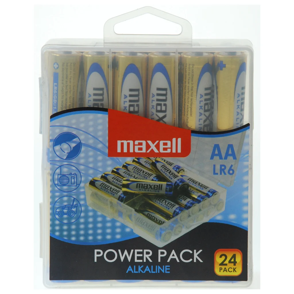 Maxell AA LR6 24 power pack