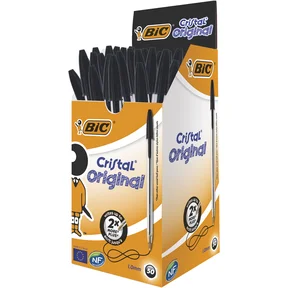 BIC Cristal Medium Svart 1.0 (50)