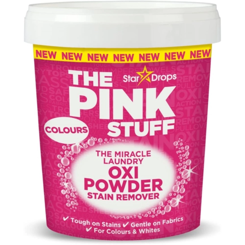 The Pink Stuff Miracle Laundry Oxi Powder Flekkfjerner Farger 1 kg