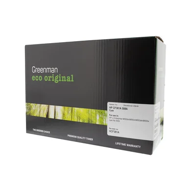 WL Tonerkassette cyan, erstatter HP 508A HCF361A Modsvarer: CF361A