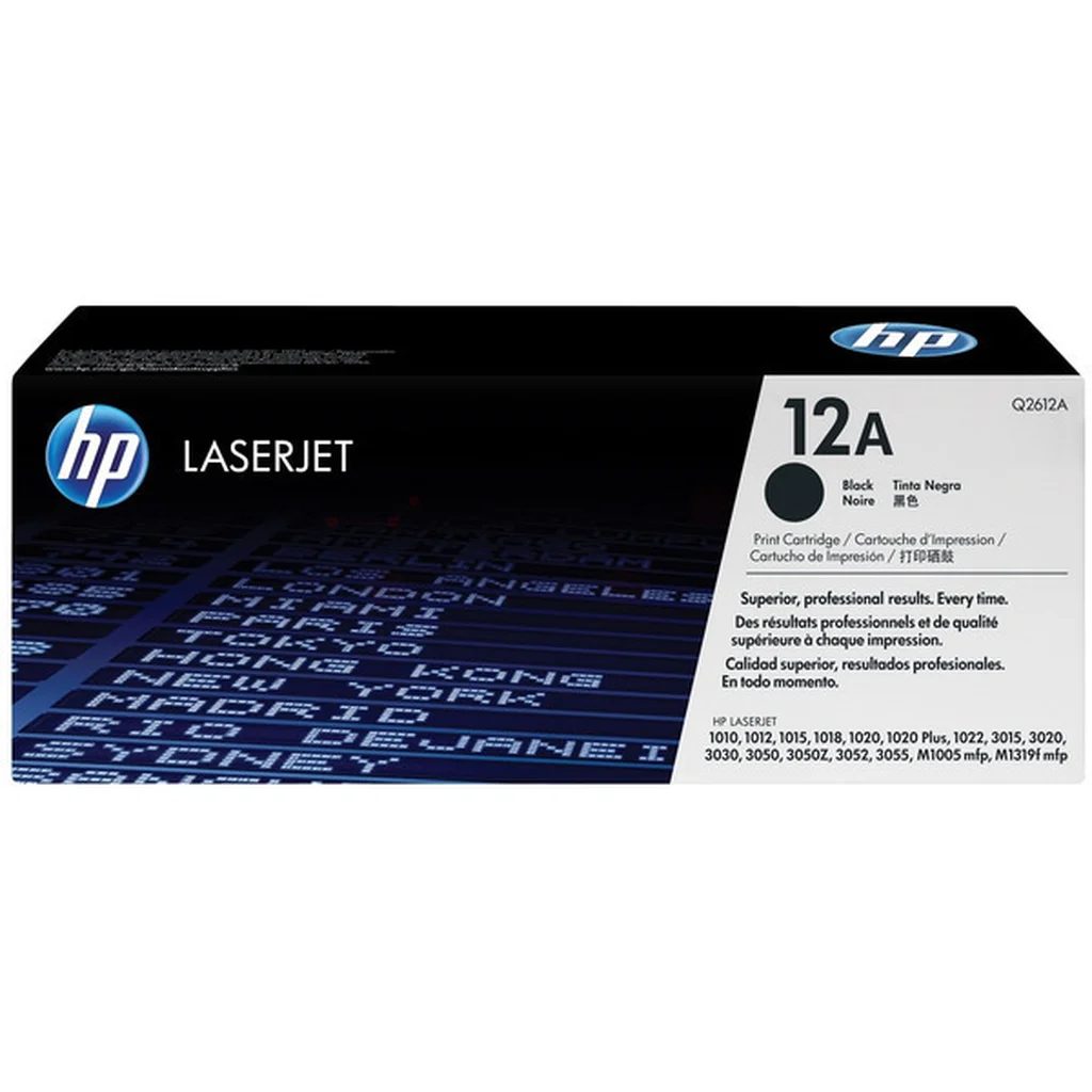 HP 12A Tonerkassett Svart