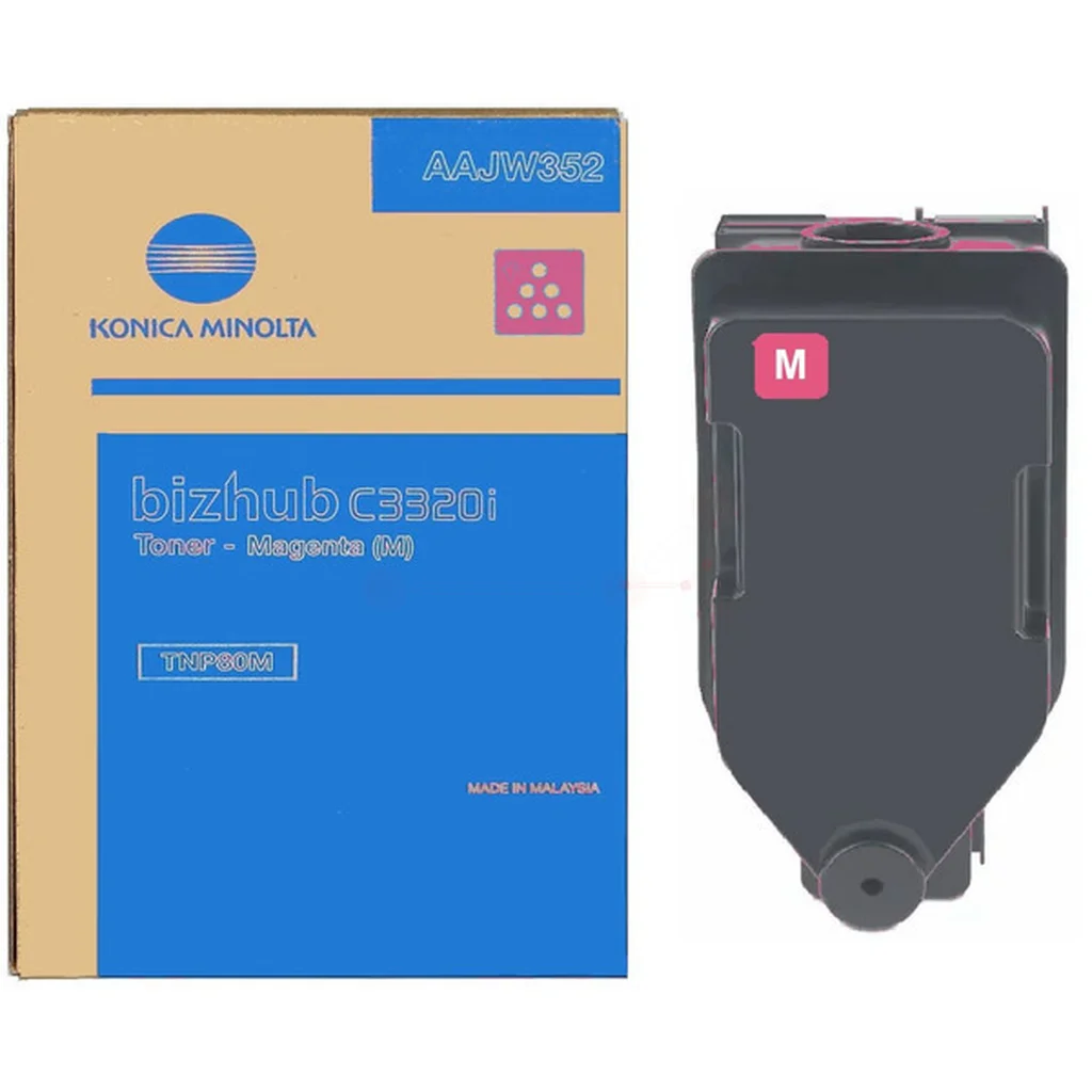Konica Minolta TNP-80 M Tonerkassett Magenta