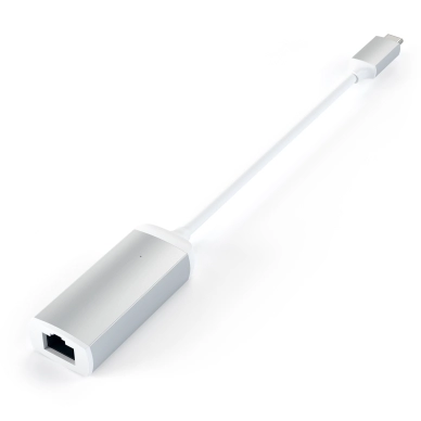 Satechi alt Satechi Adapter USB-C till Gigabit Ethernet, Silver