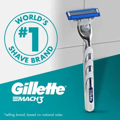 Gillette Mach3 Turbo Rakhyvel + 2 rakblad