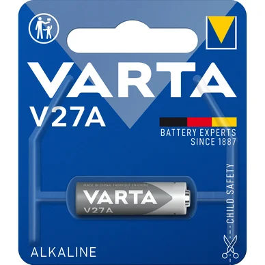 Varta Varta V27A alkalisk specialbatteri, 12V, 1 pk.. 4227101401 Modsvarer: N/A