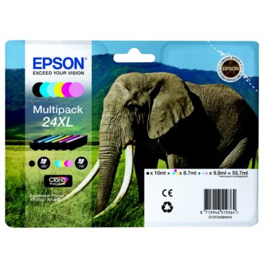 EPSON alt EPSON 24XL Blekkpatron Multipack BK + CMY