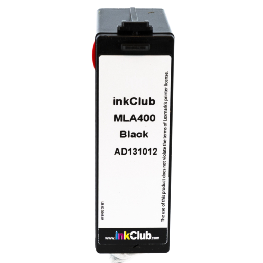 inkClub Bläckpatron, ersätter Lexmark 100XL, svart, 650 sidor MLA400 ersätter 14N1068E