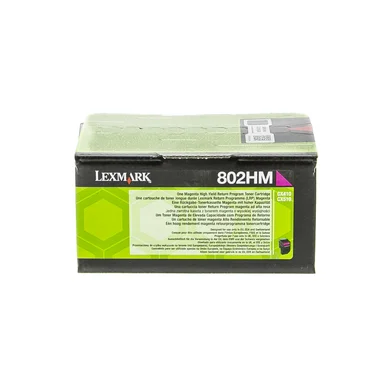 Lexmark Lexmark 802HM Tonerkassette Magenta 80C2HM0 Modsvarer: N/A billede