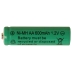 Genopladelige batterier til solcellelamper AA 1,2V 600mAh