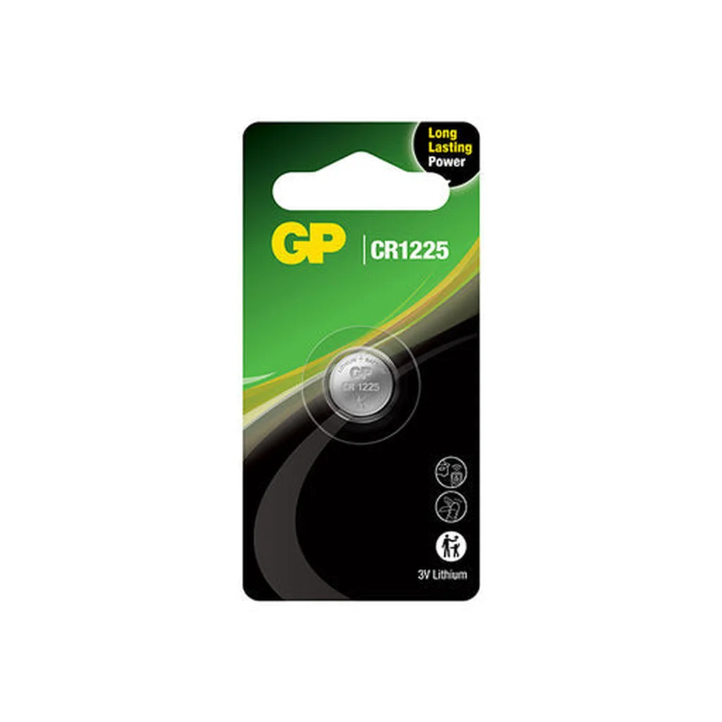 GP Knappcell, Lithium, CR1225, 1-pack