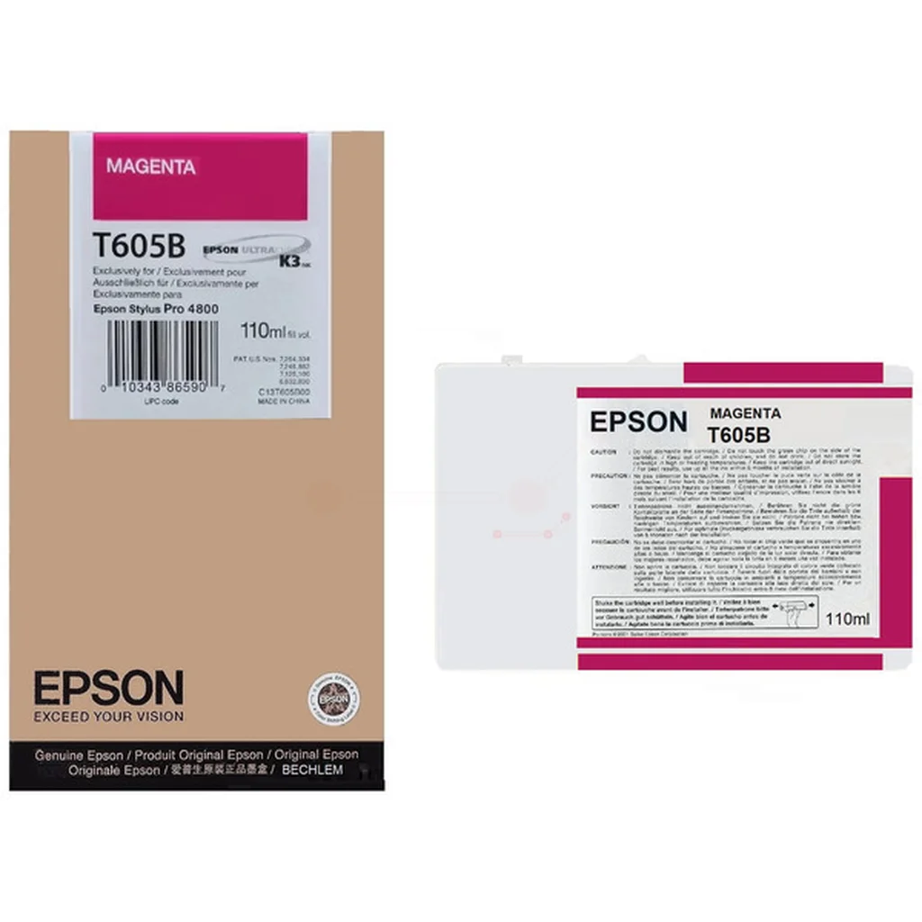 Epson T605 Bläckpatron Magenta